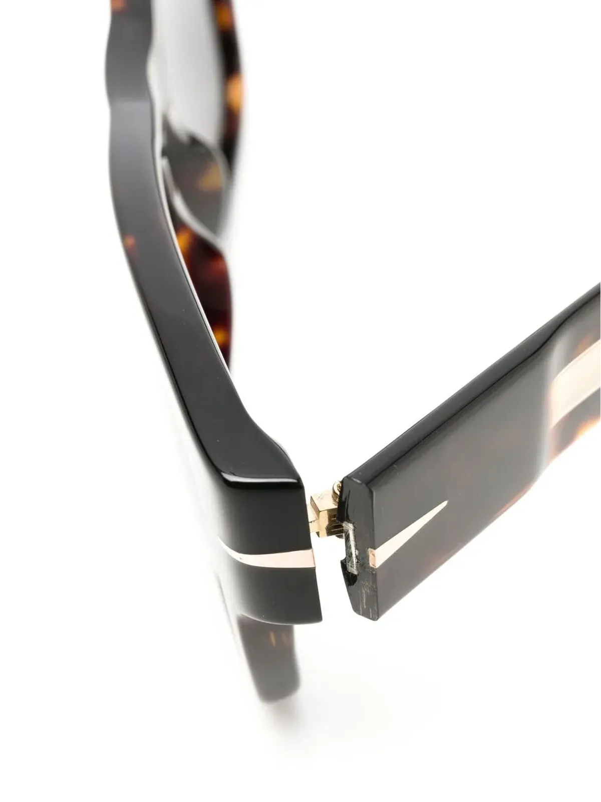 Eyewear by David Beckham ボールドべっこう柄スクエアフレーム サングラス - ブラウン - 画像3