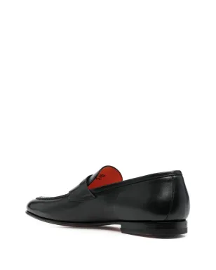 Santoni ペニー レザー ローファー - サムネイル3