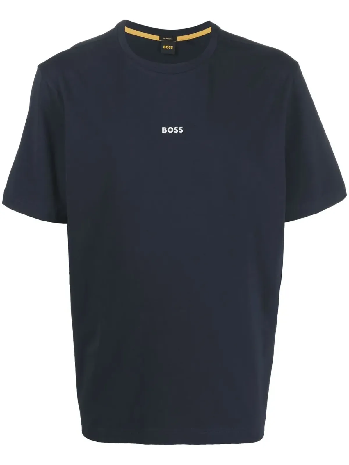 BOSS ロゴプリント Tシャツ ブルー - 画像1