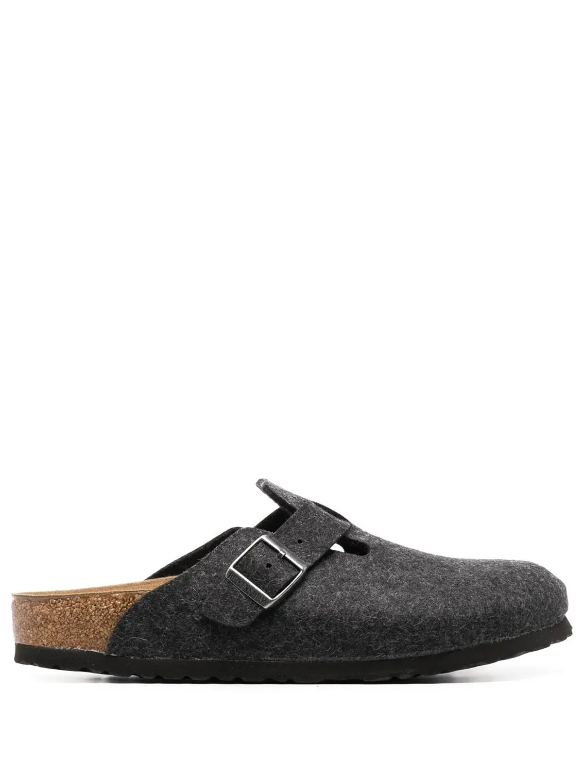 Birkenstock ボストン バックル付き ウール スリッパ - 画像1