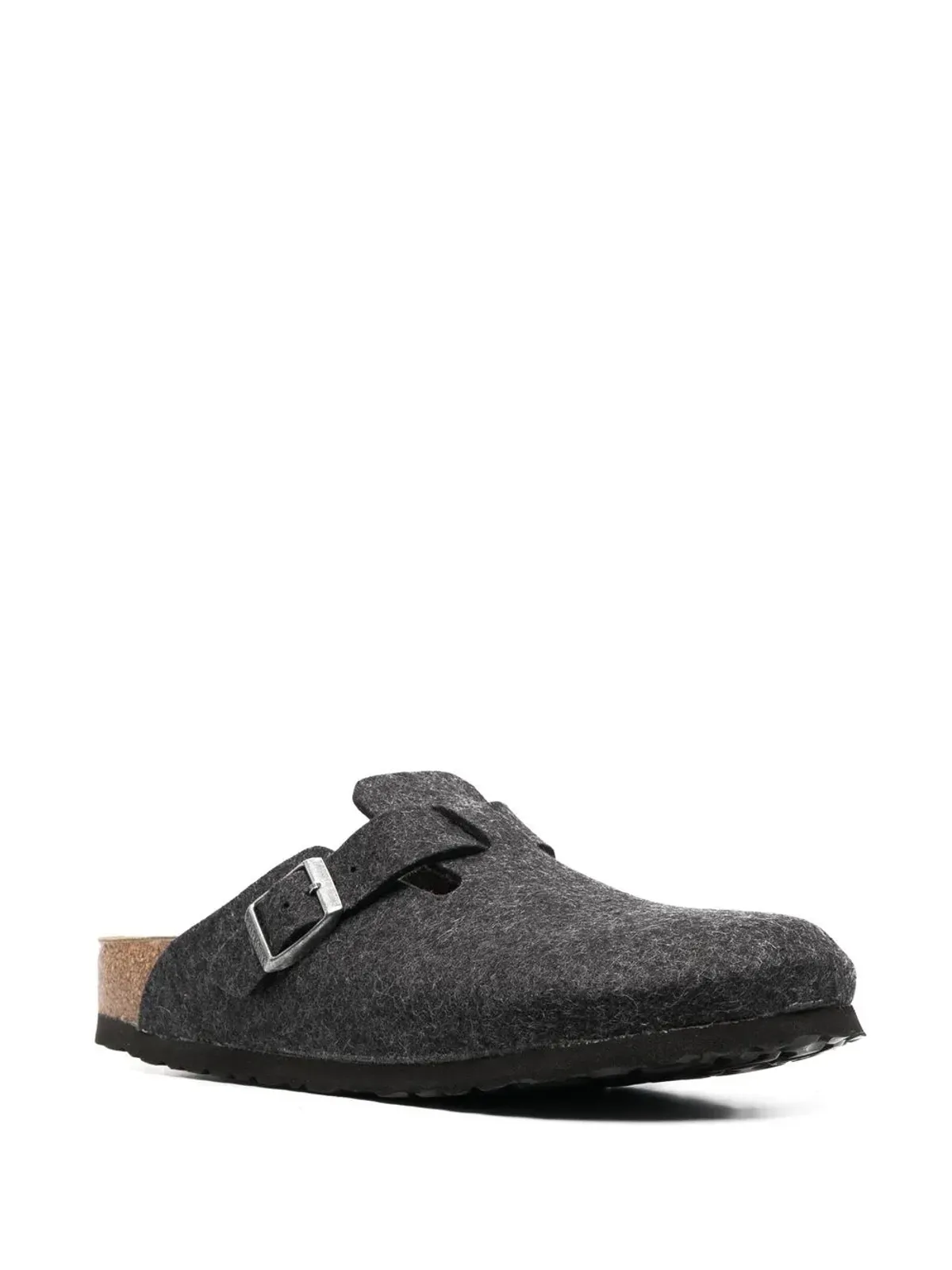 Birkenstock ボストン バックル付き ウール スリッパ - 画像2