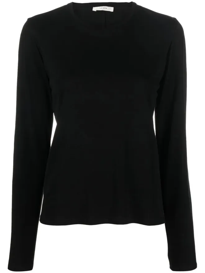 The Row The Row ラウンドネック長袖Tシャツ - ブラックの商品画像