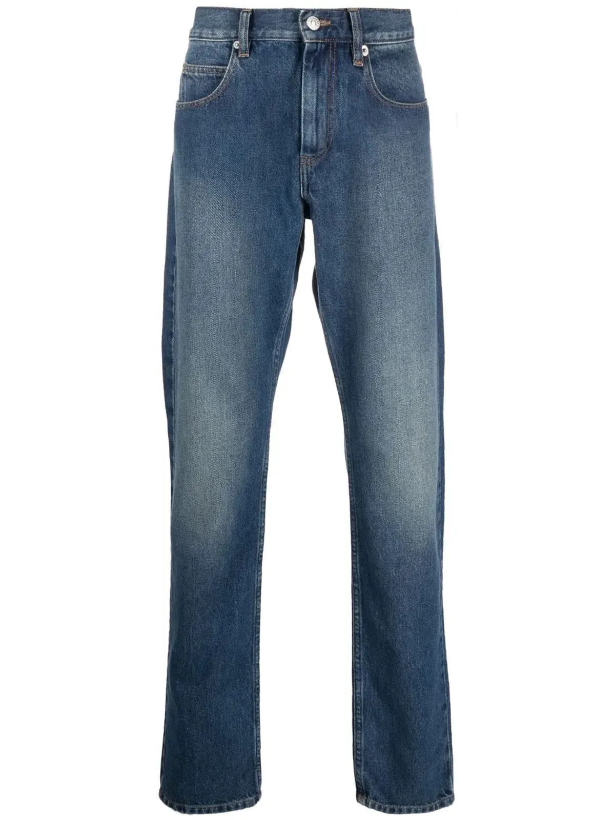 MARANT ストレートレッグ ミッドウォッシュ ジーンズ - 画像1