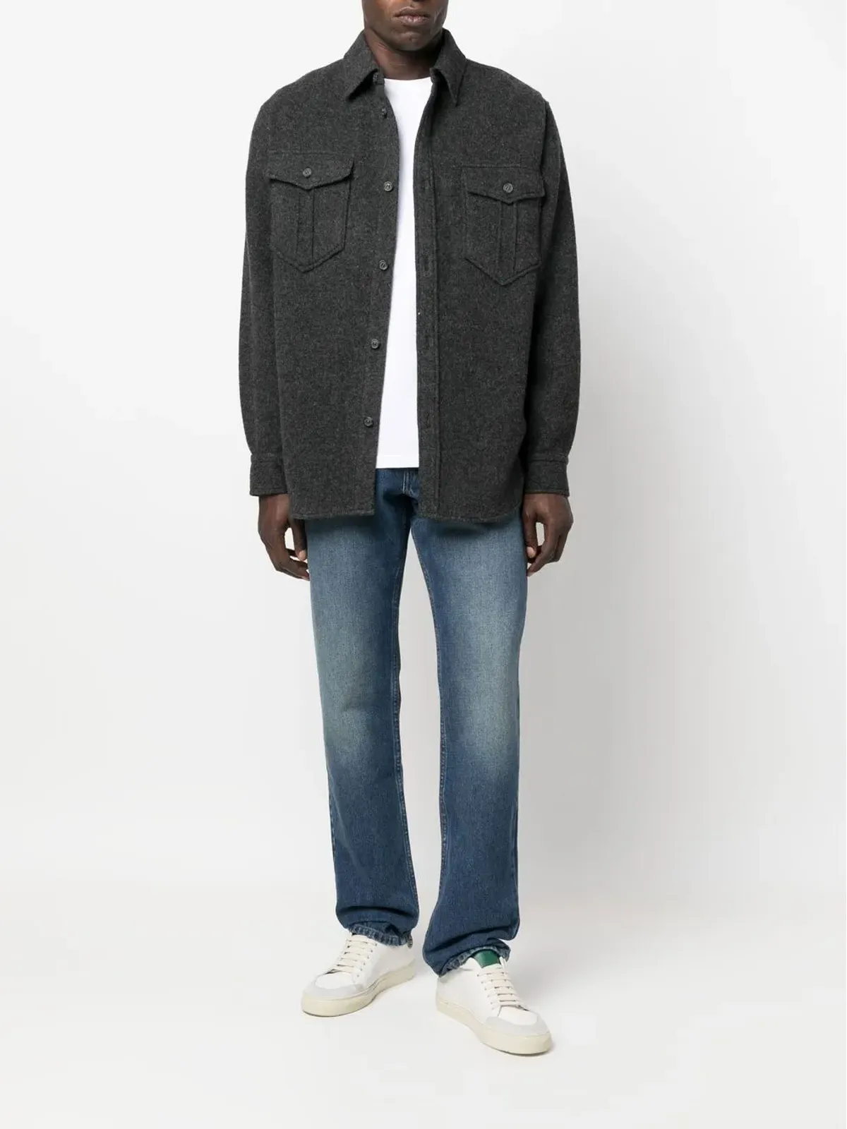 MARANT ストレートレッグ ミッドウォッシュ ジーンズ - 画像2