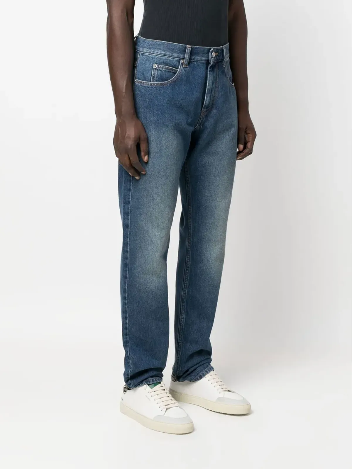 MARANT ストレートレッグ ミッドウォッシュ ジーンズ - 画像3