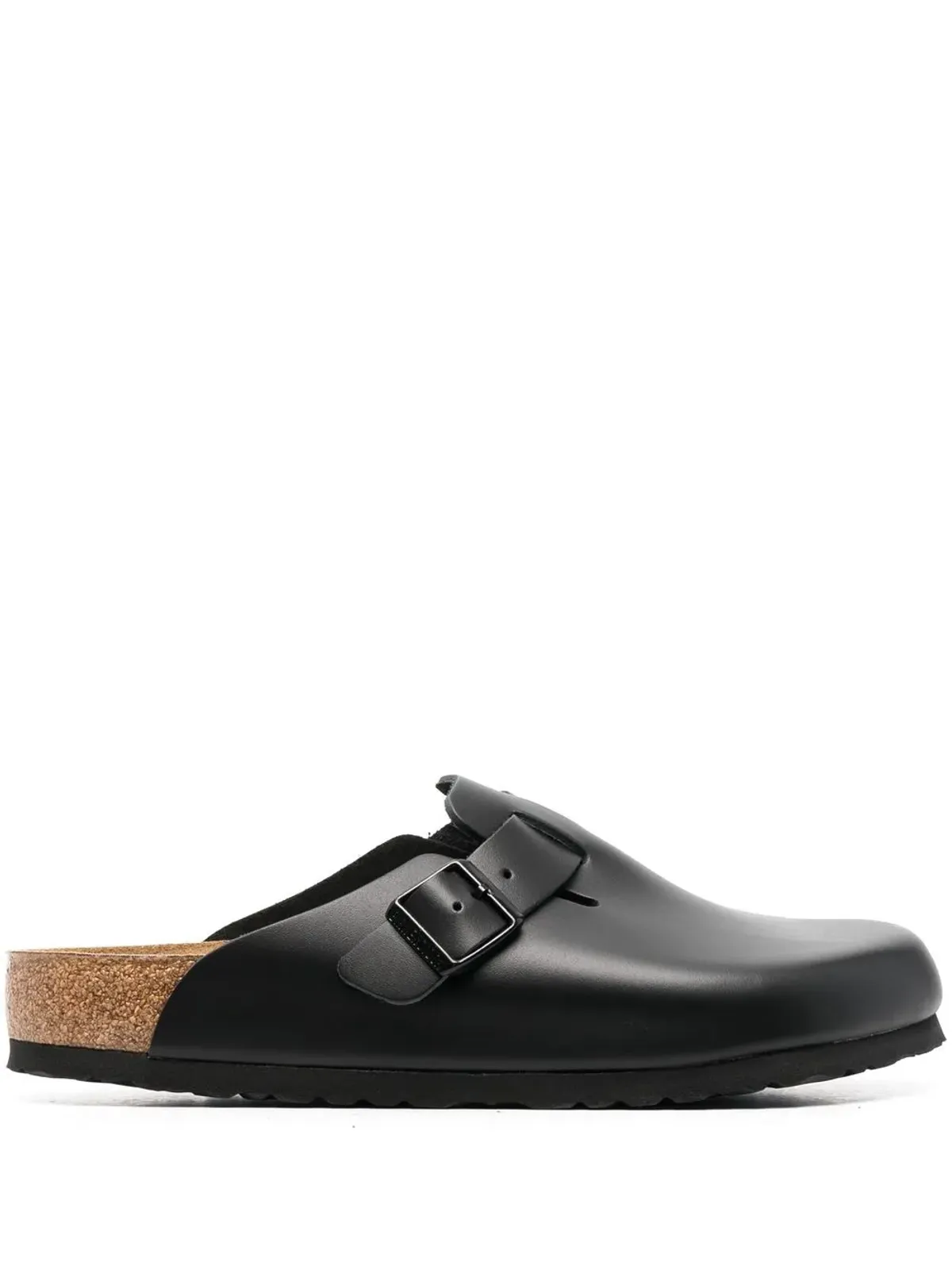Birkenstock ボストンバックル付きスリッパ（ブラック） - 画像1