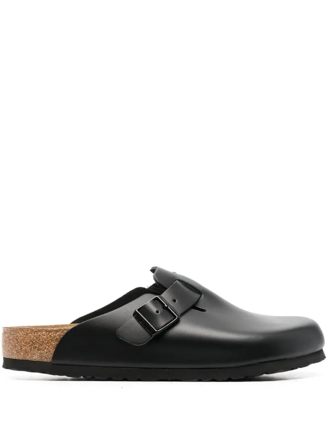 Birkenstock Birkenstock ボストンバックル付きスリッパ（ブラック）の商品画像