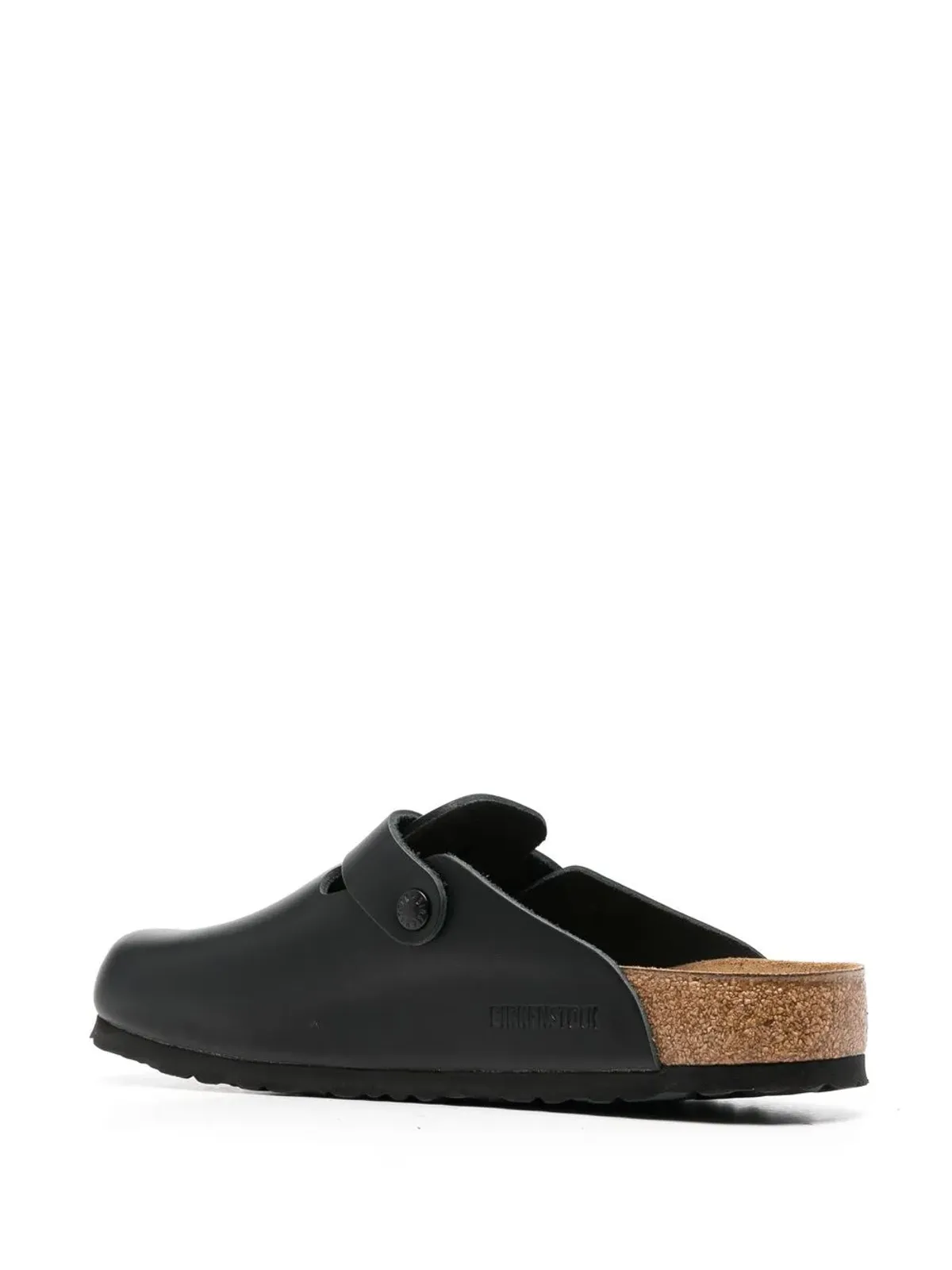 Birkenstock ボストンバックル付きスリッパ（ブラック） - 画像3