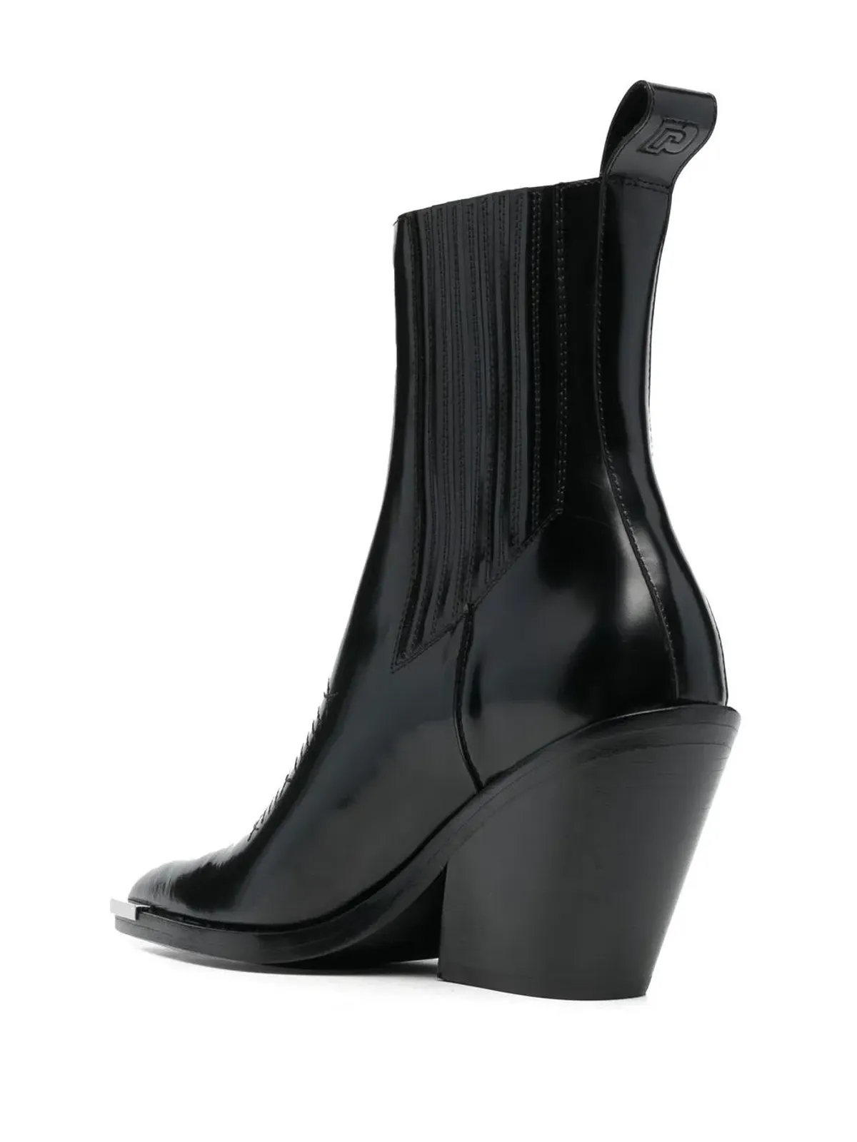 Rabanne 95mm pointed-toe boots - Black - 画像3