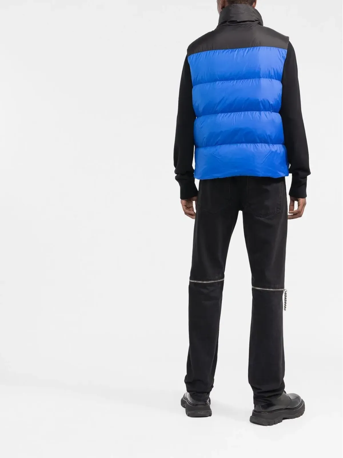 DSQUARED2 ロゴプリント ダックフェザー ジレ - Blue - 画像4