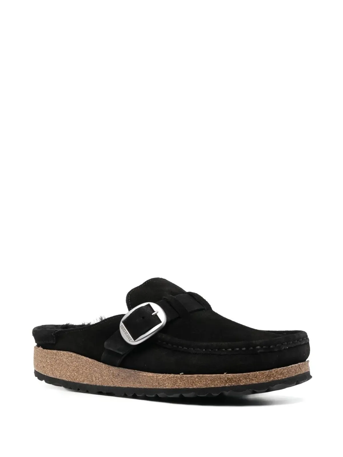 Birkenstock Buckley シアーリングスエードサンダル - 画像2