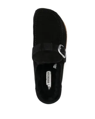 Birkenstock Buckley シアーリングスエードサンダル - サムネイル4