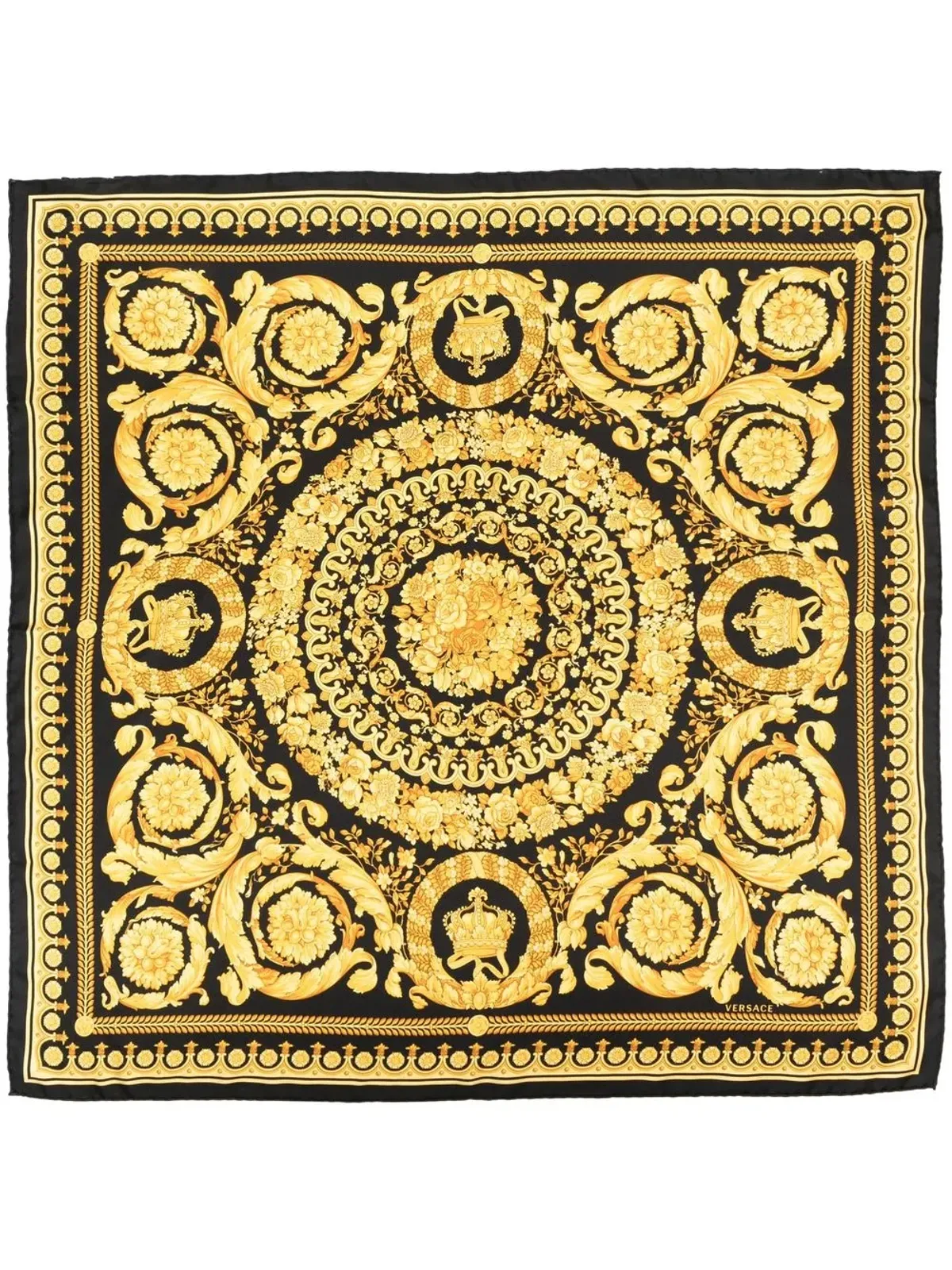 Versace バーロッコ シルク スカーフ - 画像3