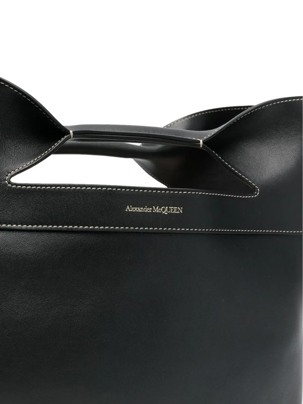 Alexander McQueen ロゴプリント トートバッグ - 画像5