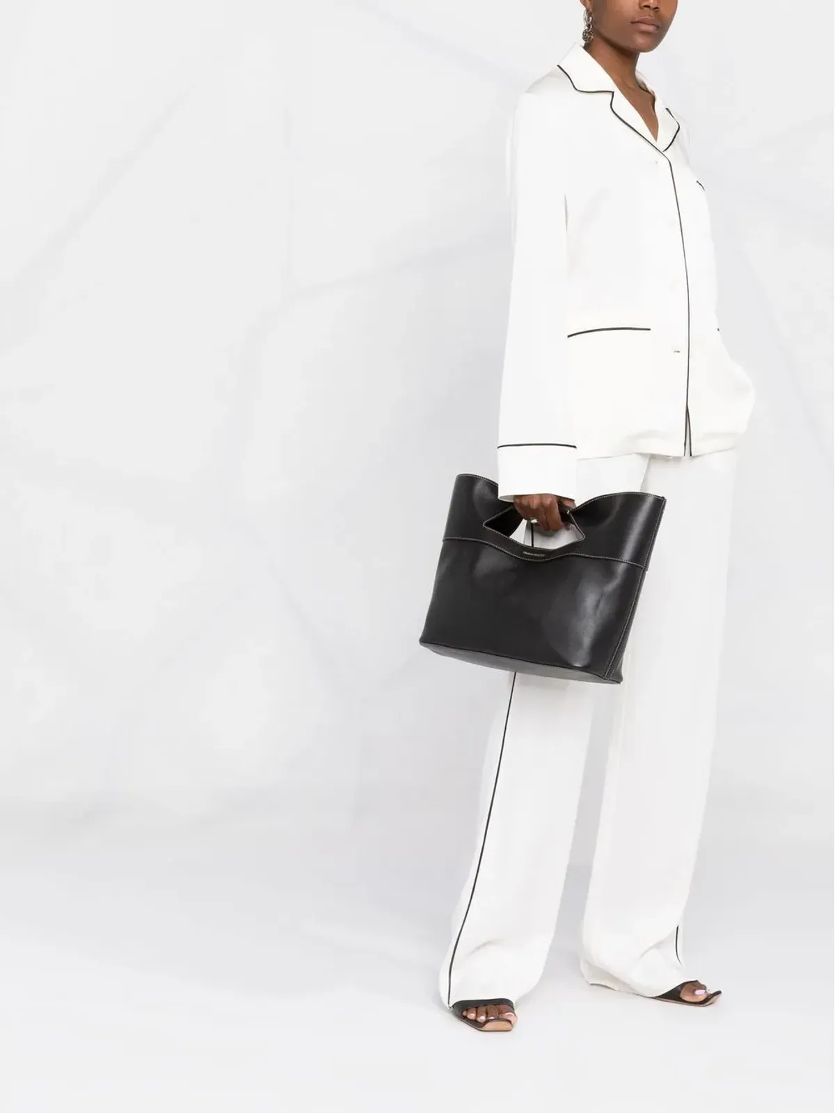 Alexander McQueen ロゴプリント トートバッグ - 画像2