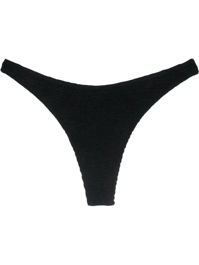 Bond Eye Bond-eye Bound seersucker bikini bottoms - Blackの商品画像