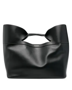 Alexander McQueen ボウ レザー トートバッグ - サムネイル1
