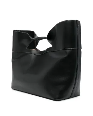 Alexander McQueen ボウ レザー トートバッグ - サムネイル4