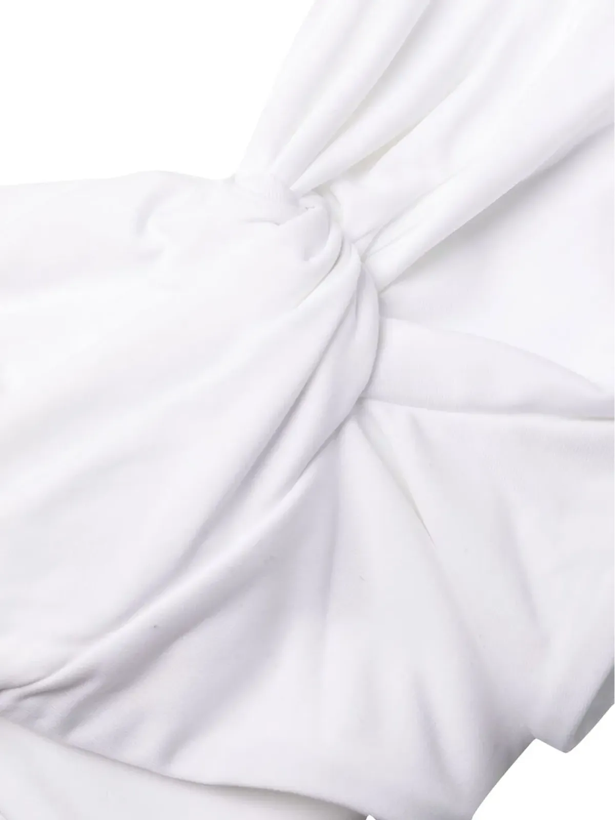 La Reveche Amelie ruched bikini bottoms - White - 画像3