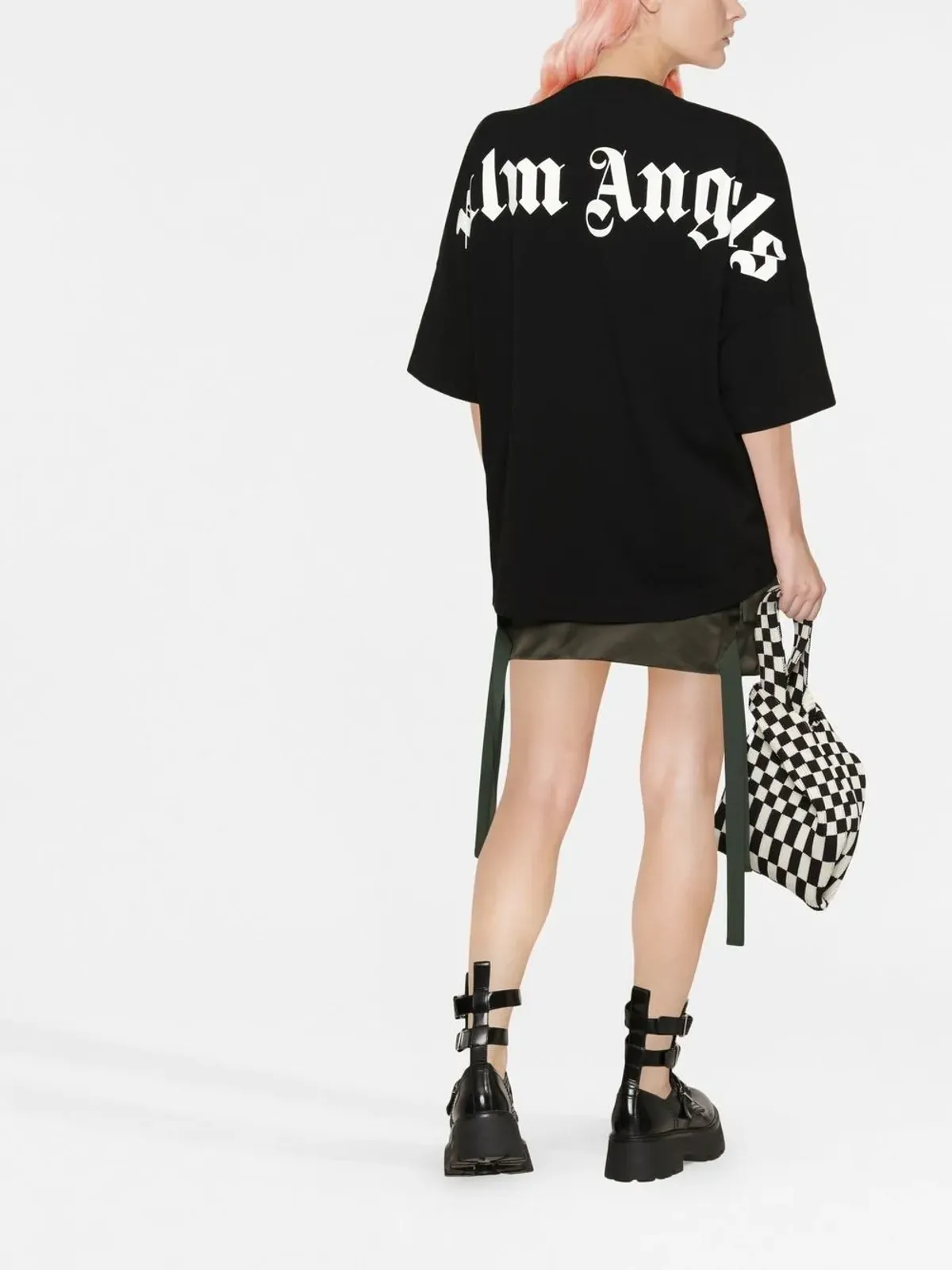Palm Angels リアロゴプリント Tシャツ - ブラック - 画像2