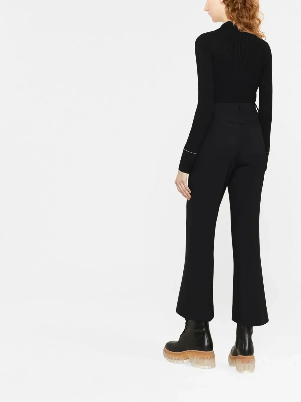 Stella McCartney クロップドブーツカットパンツ - 画像4