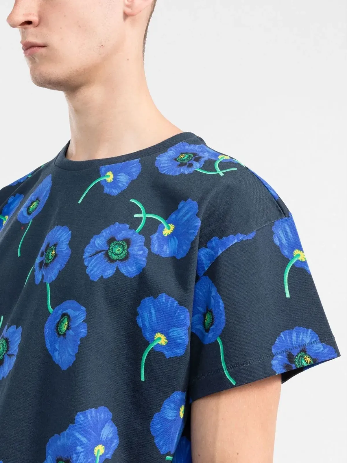 Kenzo 花柄プリント コットン Tシャツ - 画像5