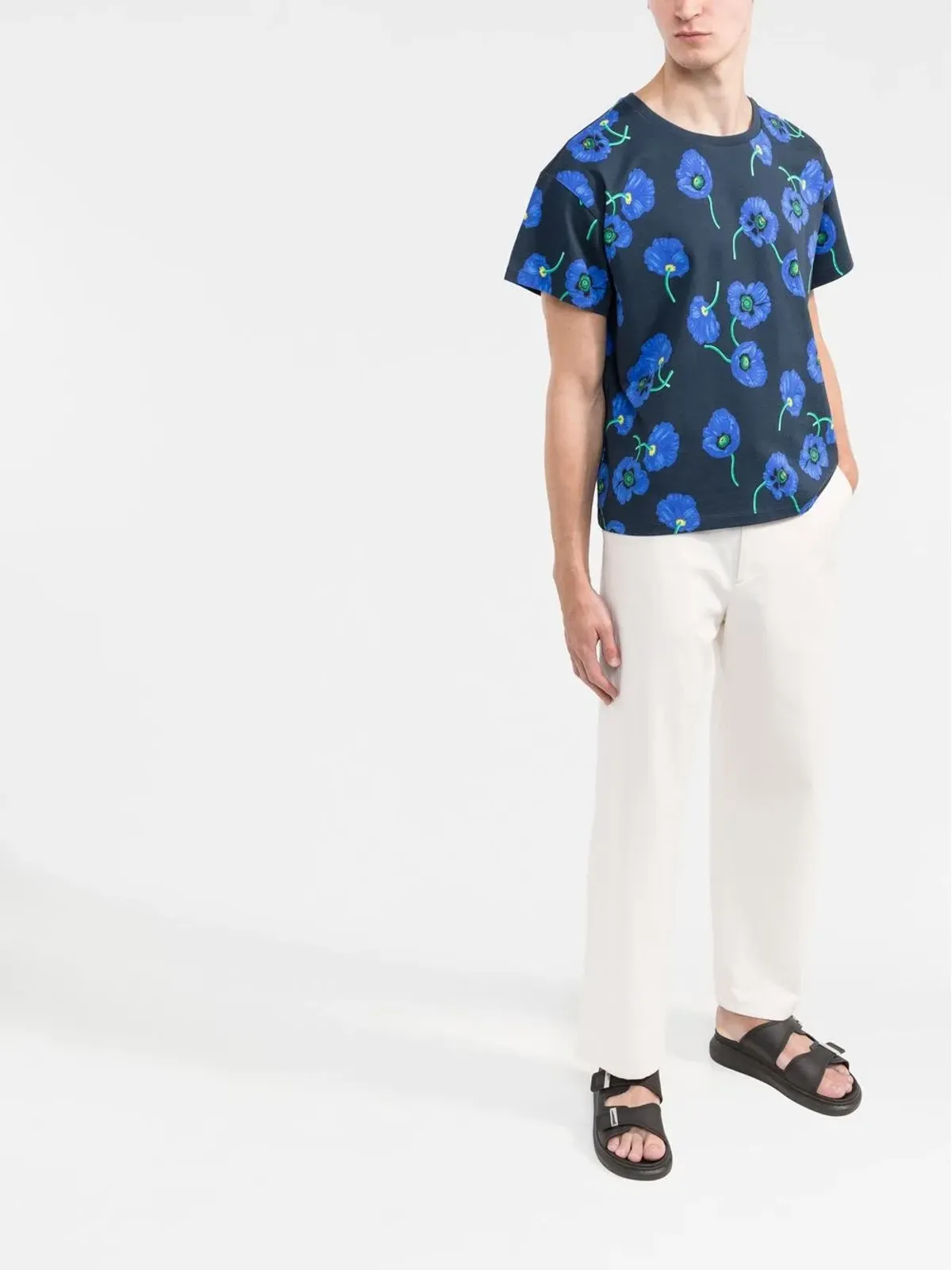 Kenzo 花柄プリント コットン Tシャツ - 画像2