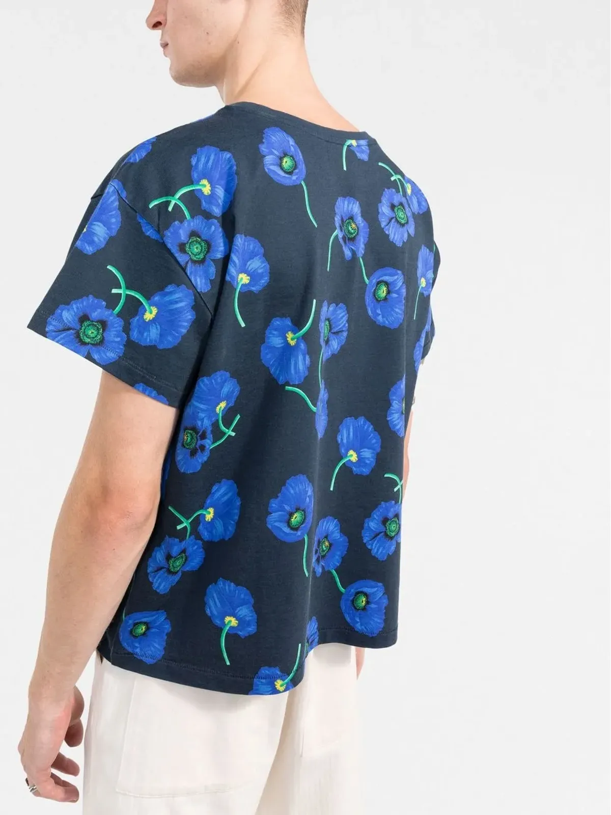 Kenzo 花柄プリント コットン Tシャツ - 画像3