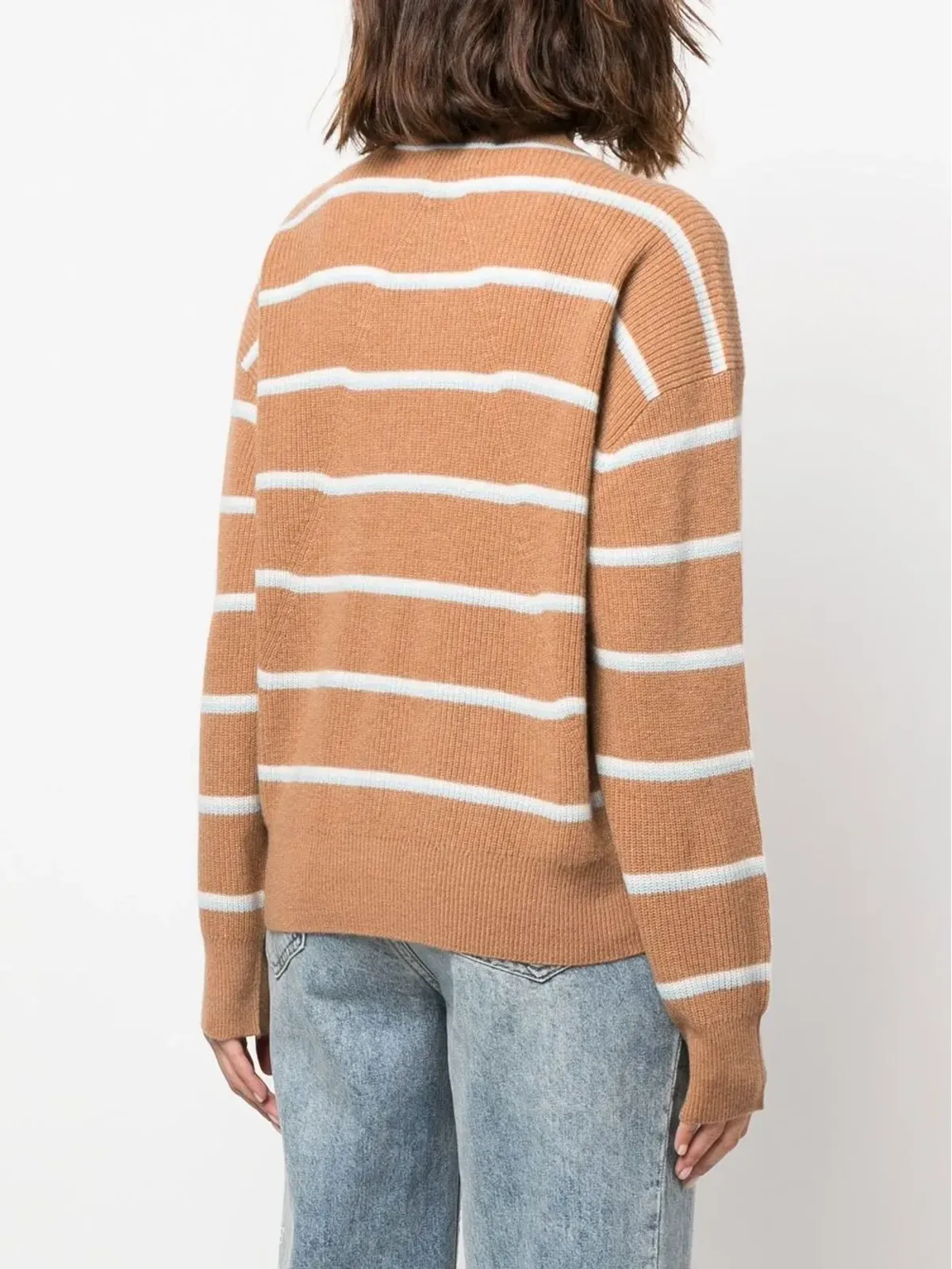 rag & bone ストライプ柄カシミアセーター - 画像4