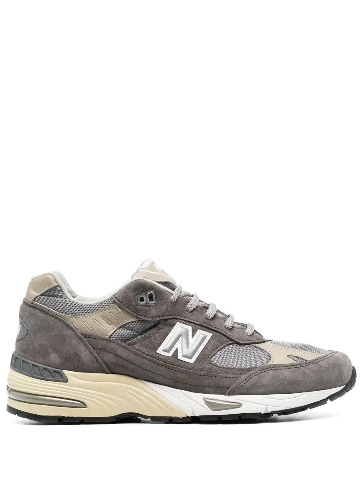New Balance ロゴパッチ レースアップスニーカー - 画像1