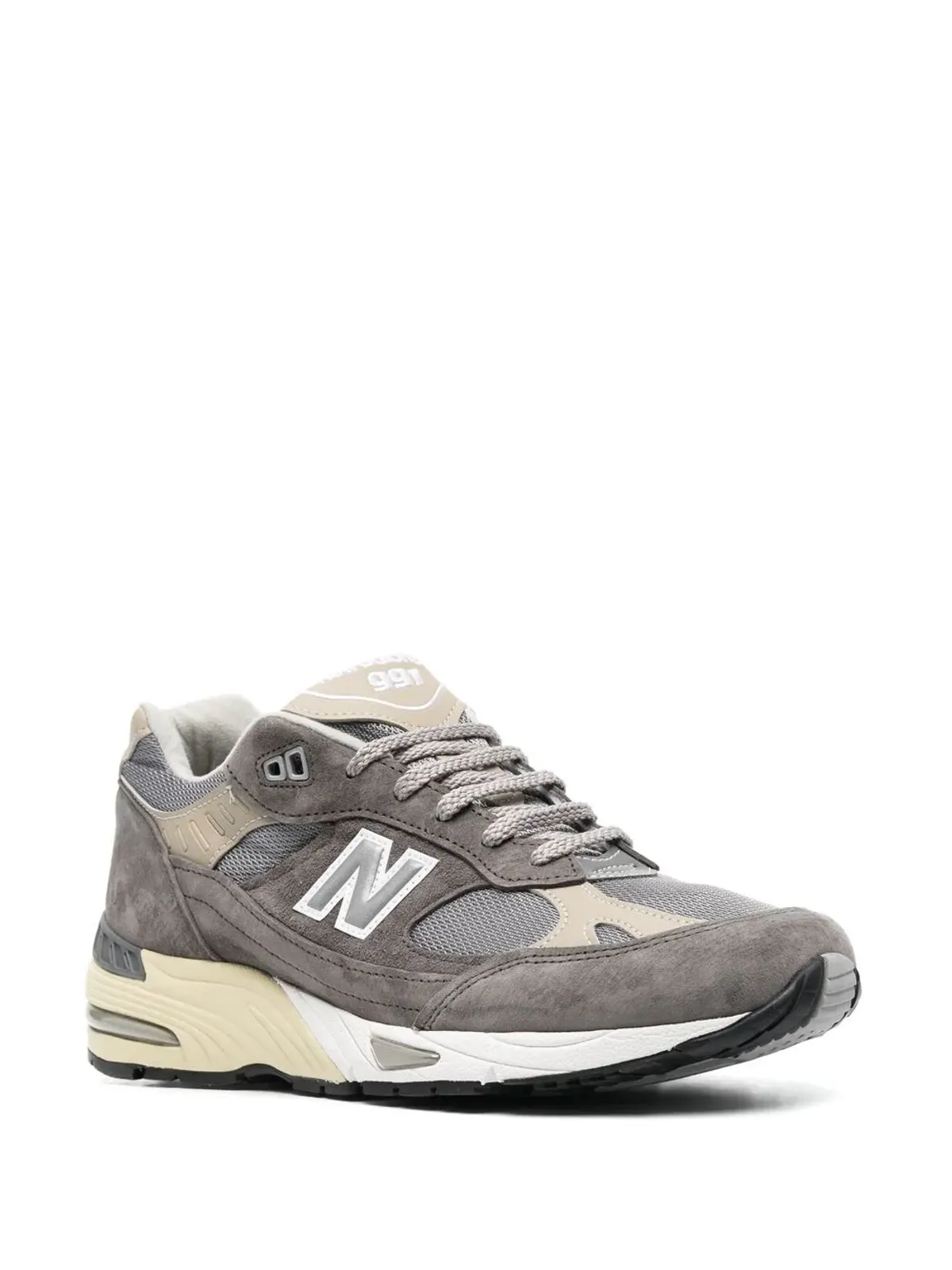 New Balance ロゴパッチ レースアップスニーカー - 画像2