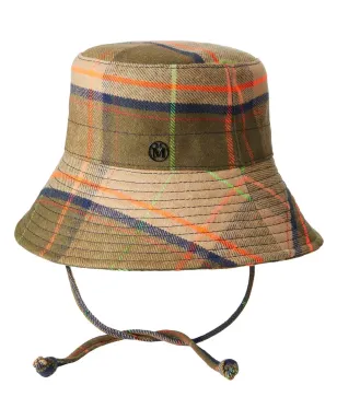 Maison Michel アンジェル タータンチェック バケットハット - サムネイル1