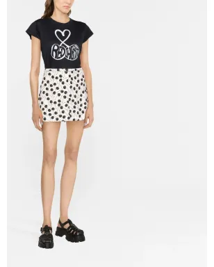 RED Valentino cherry-print mini skort - Neutrals - サムネイル2