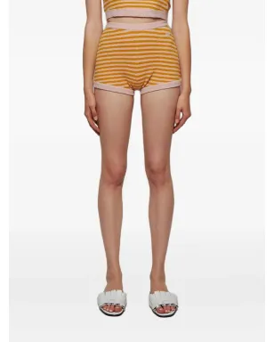 Alexandra Golovanoff ストライプショートパンツ - ピンク - サムネイル1