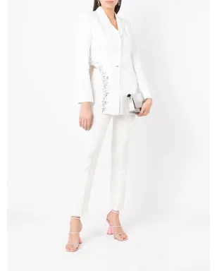 Andrea Bogosian Carter embellished blazer - White - サムネイル2