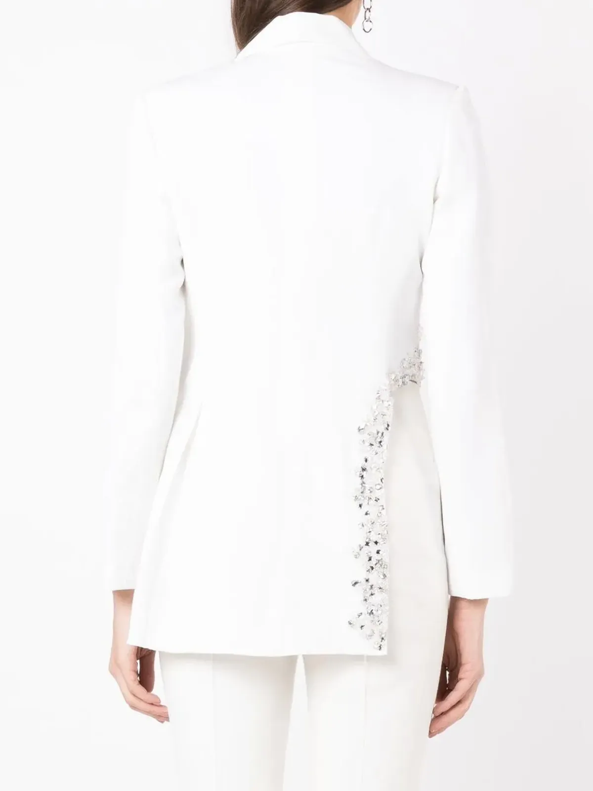 Andrea Bogosian Carter embellished blazer - White - 画像4