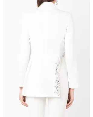 Andrea Bogosian Carter embellished blazer - White - サムネイル4
