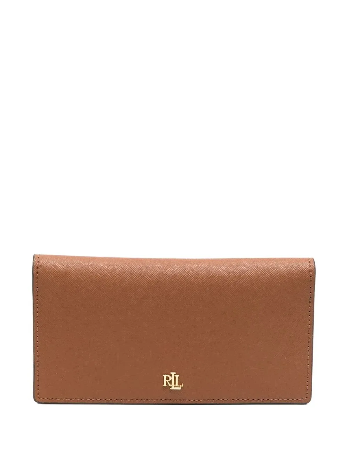 Lauren Ralph Lauren ミディアム スリム 二つ折りウォレット - ブラウン - 画像1