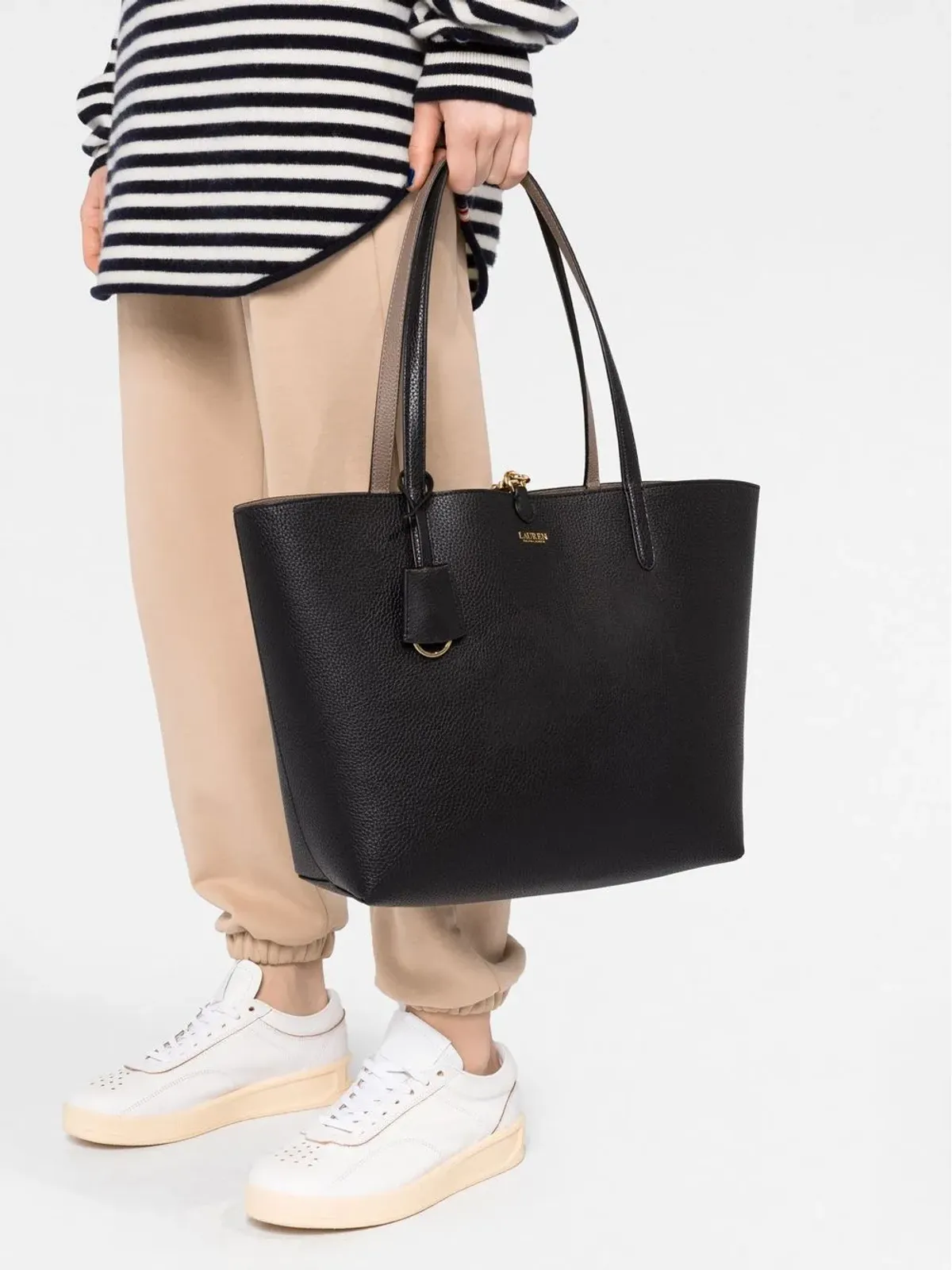 Lauren Ralph Lauren フェイクレザー トートバッグ - 画像3