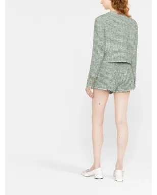 Self-Portrait ツイードスクープネックジャケット - サムネイル4