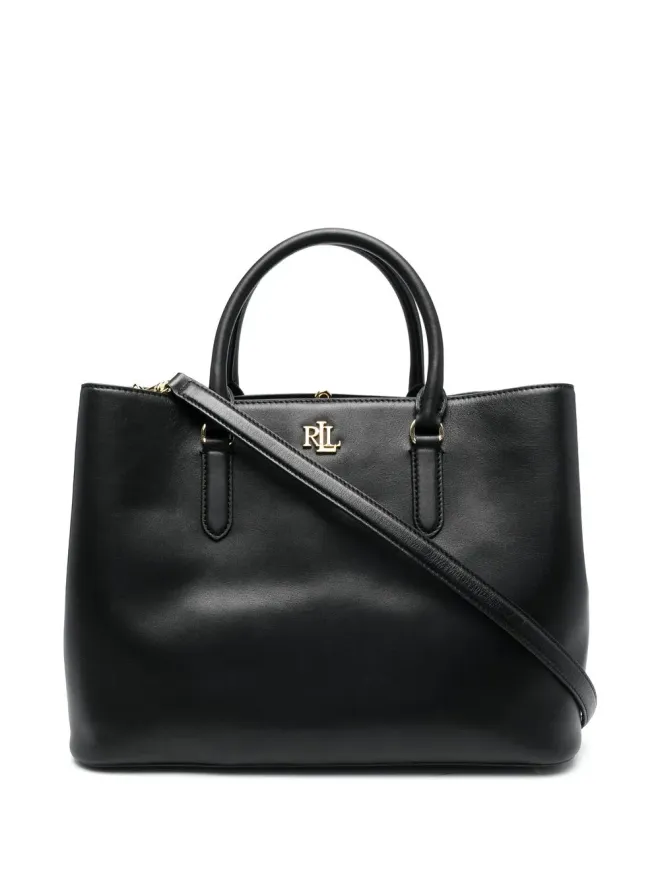 Lauren Ralph Lauren Lauren Ralph Lauren Maryトップハンドルトート ブラックの商品画像