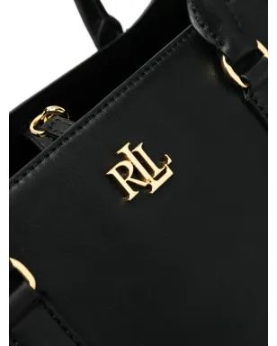 Lauren Ralph Lauren Maryトップハンドルトート ブラック - サムネイル4