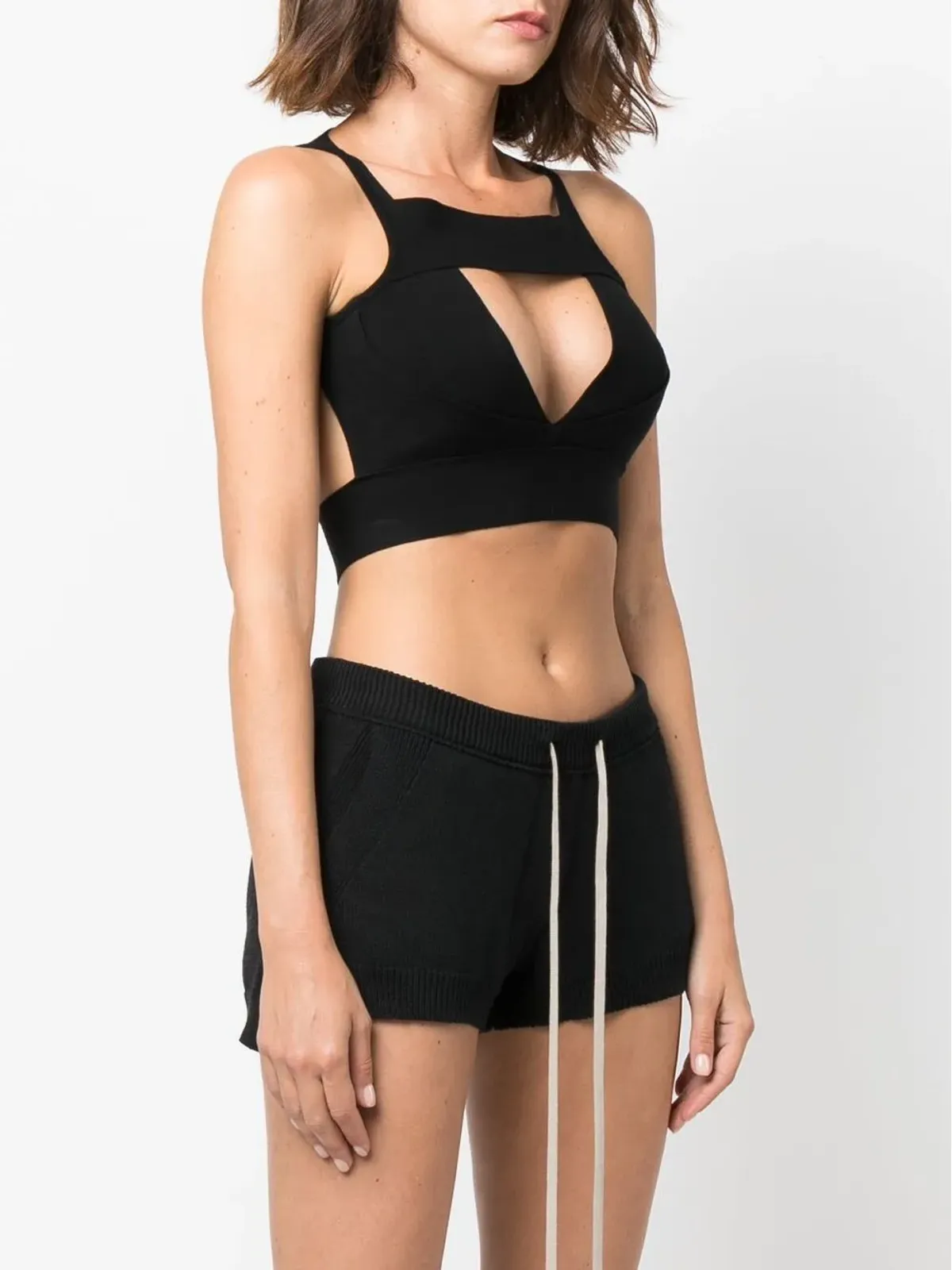 Rick Owens カットアウトディテールニットトップ - 画像3