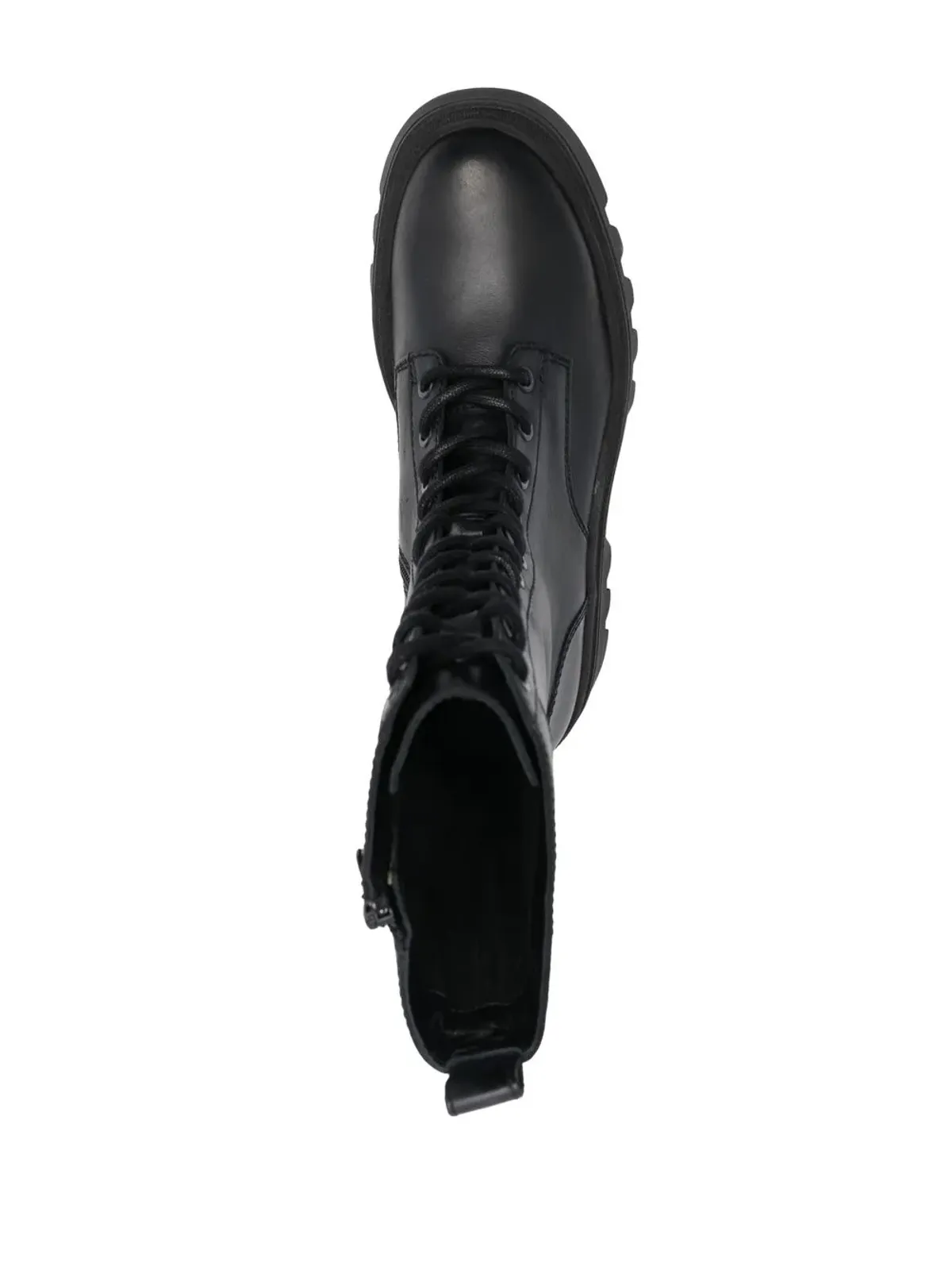 Tommy Jeans 12 ロゴパッチ レザーブーツ - 画像4