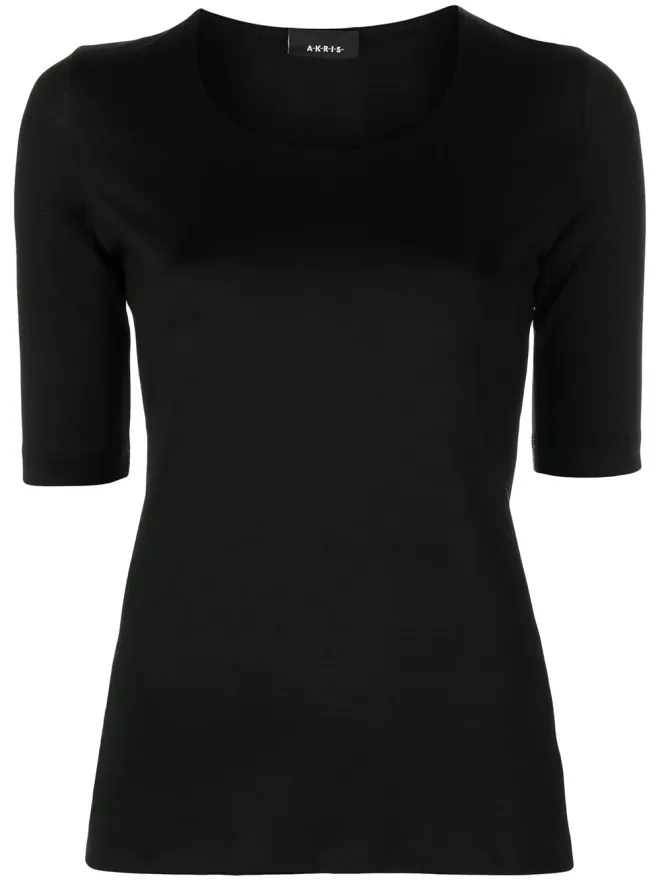 Akris Akris フィットした半袖ニットトップの商品画像