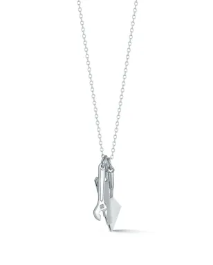 Mateo tool charm necklace - Silver - サムネイル3