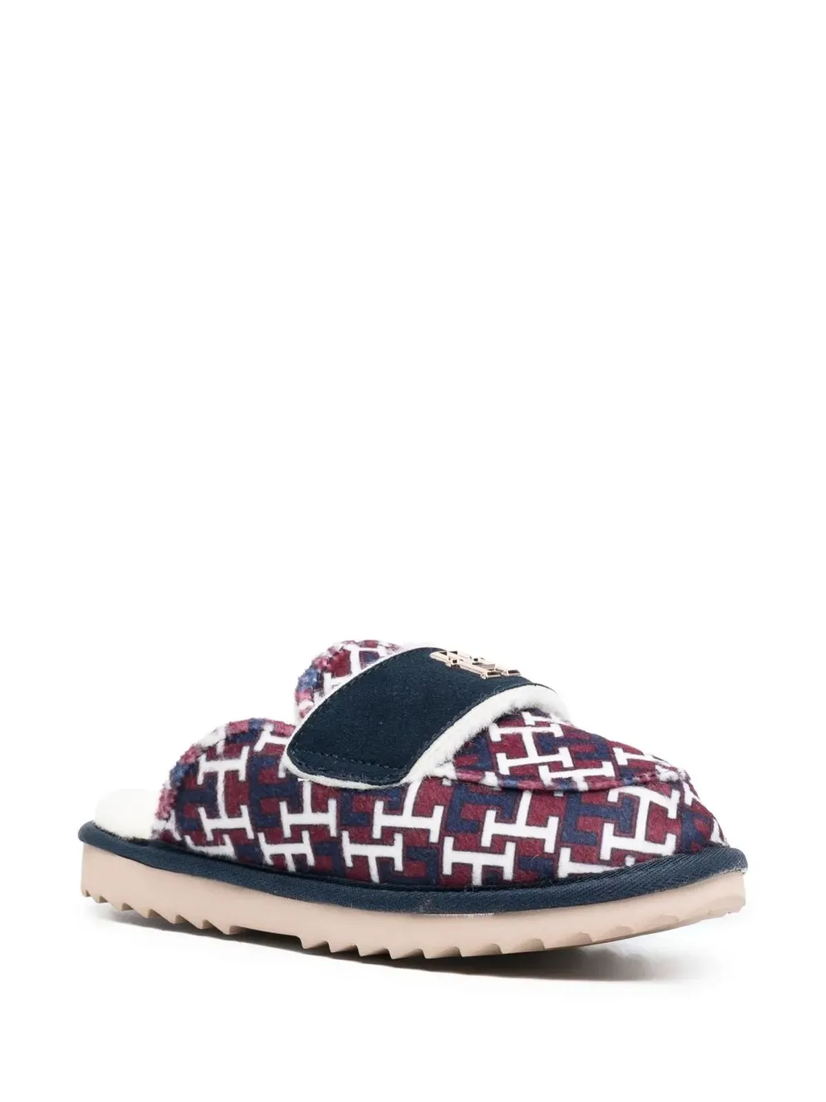 Tommy Hilfiger ロゴプレート付きミュールスリッパ - 画像2