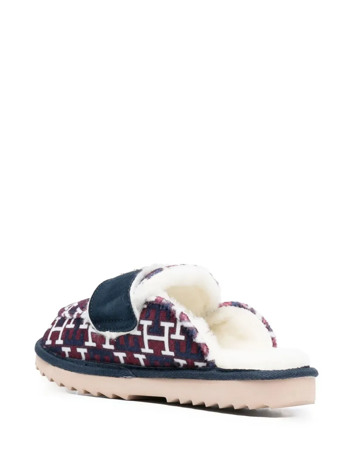 Tommy Hilfiger ロゴプレート付きミュールスリッパ - 画像3