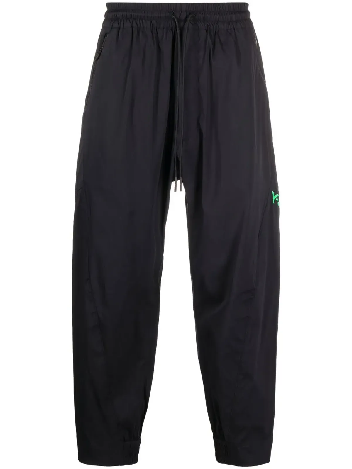 Y-3 ロゴプリント テーパードトラックパンツ - 画像1