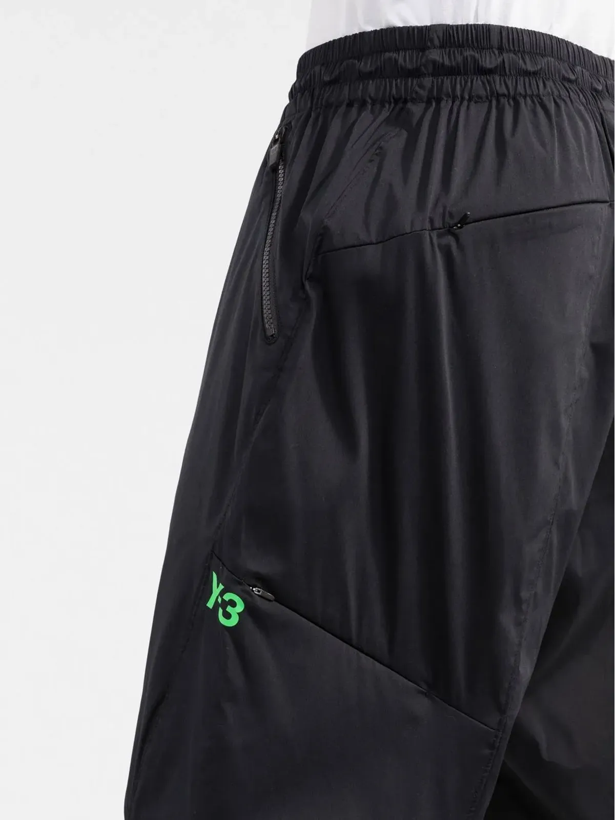 Y-3 ロゴプリント テーパードトラックパンツ - 画像5